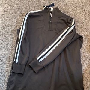 Athleta Long Cozy 1/4 Zip sweatshirt.